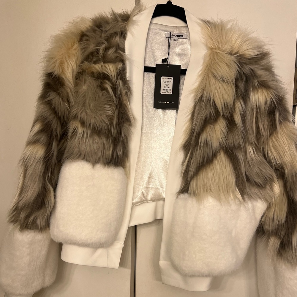 Waist length, fur coat